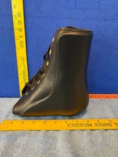 AZAFO Leather Ankle Lace Up Orthopedic Brace Left Foot