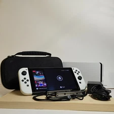 Nintendo Switch OLED Model HEG-001 Handheld Console - 64GB - White