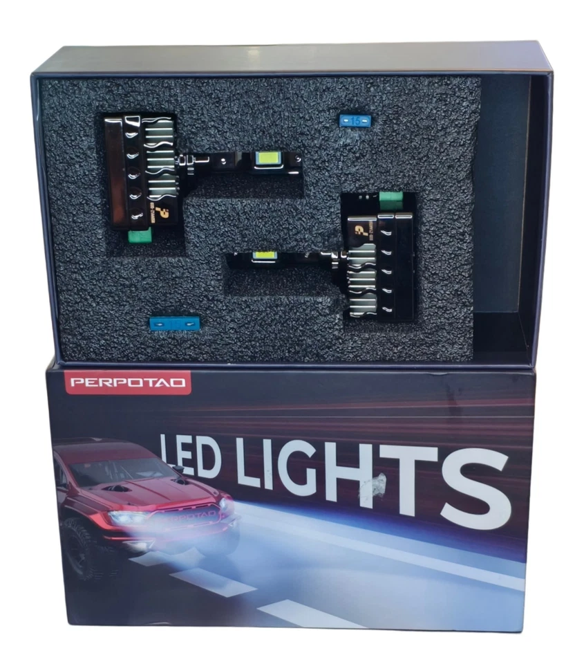 Bombillas de faros LED D3S D3R 💡 46000LM 6000K CANBUS xenón actualización HID ✅ Paquete de 2 Foto 2 de 4