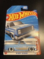 2025 Hot Wheels  G Case  '83 Chevy Silverado  HW Hot Trucks  Baby Blue