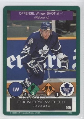 1995-96 Playoff One on One Challenge Randy Wood #205 8a7