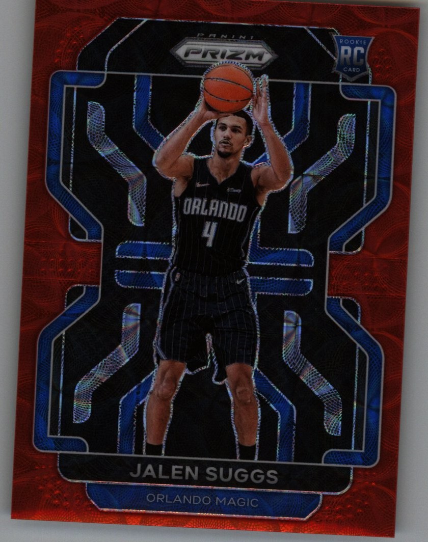 2021-22 Panini Prizm #314 Jalen Suggs Choice Red #/88