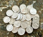 Buffalo Nickels Full Date 5 Cent US Coins One Roll of 1937’s Lot 4.