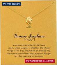 RZKING Golden Necklace for Women, Dainty Butterfly Heart Bow Rose Necklace, Gift