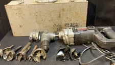 Black And Decker Right Angle Drill 1348 Working Needs Repair W Case And Bits 