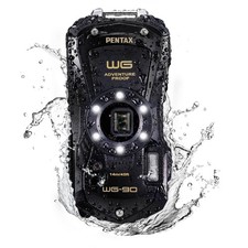 Ricoh Pentax WG-90 Black - 4K GPS Underwater Rugged Camera