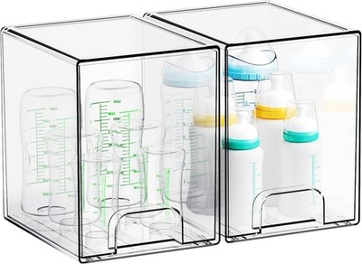 7.5'' High Staable Stora Bins,2 Pa Bottle Stat and Baby