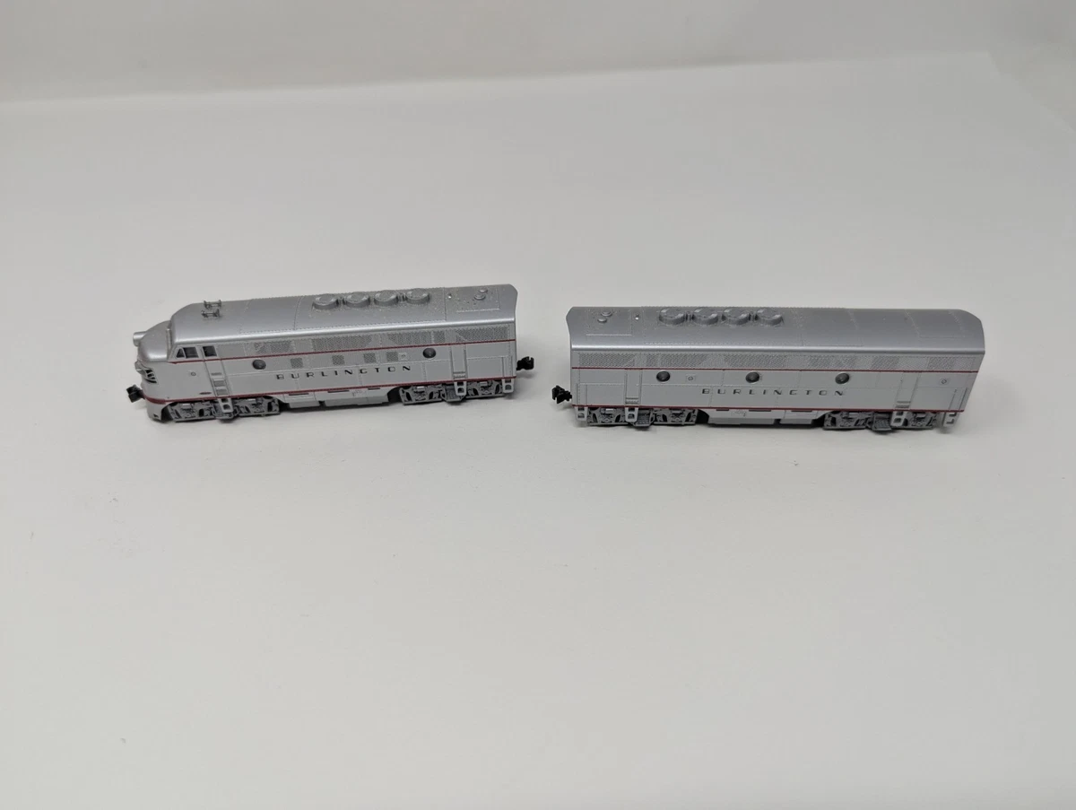 KATO CB&Q emd F3 A+B +C SET Nゲージ California Zephyr - EMD F3A & F3B CB&Q - Kato Sound Box 22-101-10