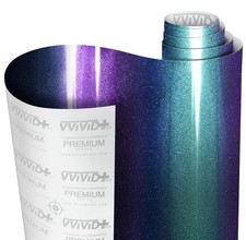 Gloss Metallic Chameleon Blue To Purple Color-shift Vinyl Wrap 3ft X 5ft With Ai