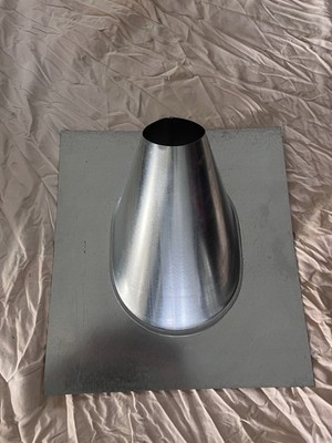 3  Roof Flashing, Chimney Pipe Boot, Steep Pitch 6/12-12/12