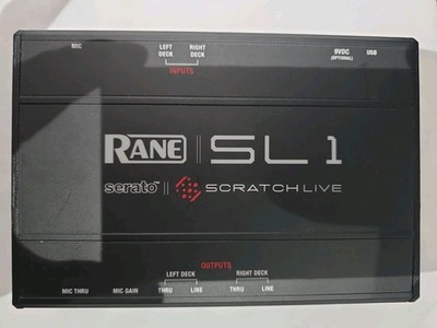 Rane Serato Scratch Live SL1 DJ Audio Interface Untested No power Cord