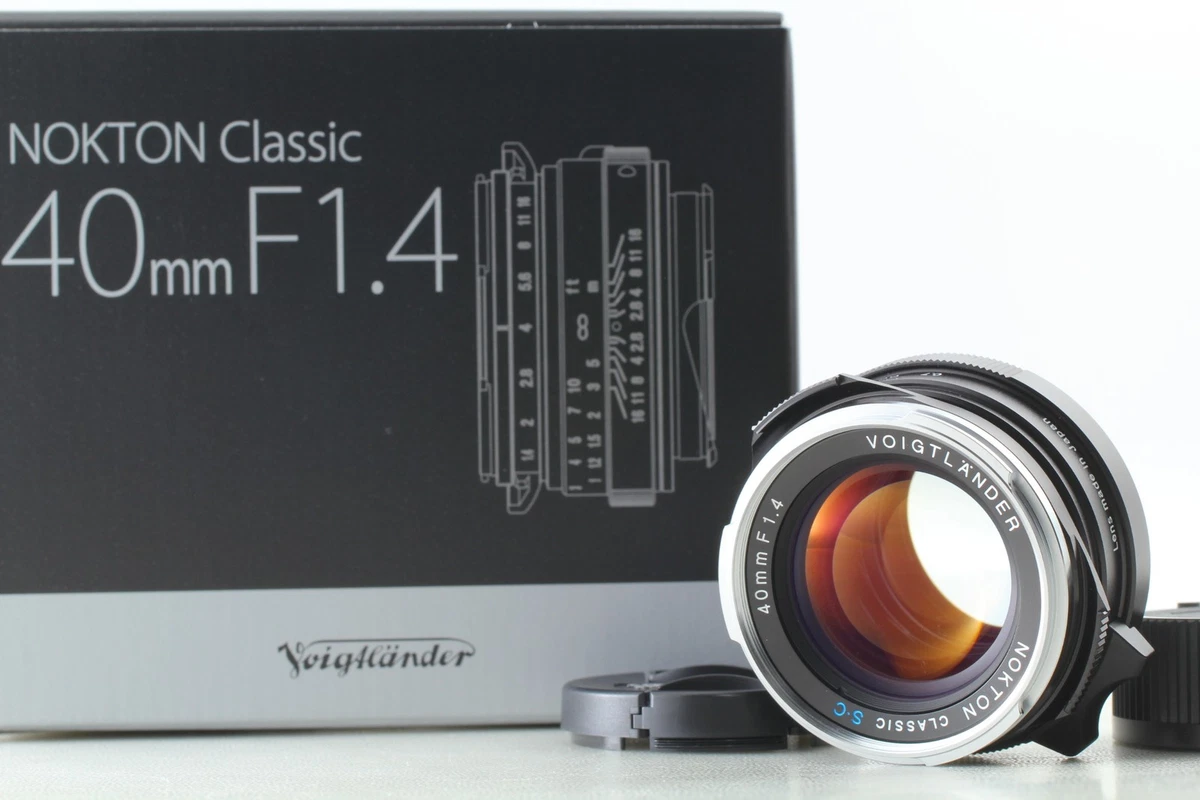 Objectif Manuel Voigtlander Nokton 40mm F1.4 Monture VM, Occasion