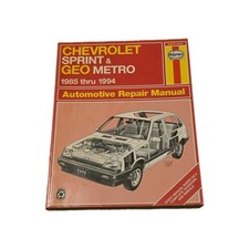Chevy Sprint Geo Metro 1985 Thru 1994 Automotive Car Repair Manual Haynes 1727