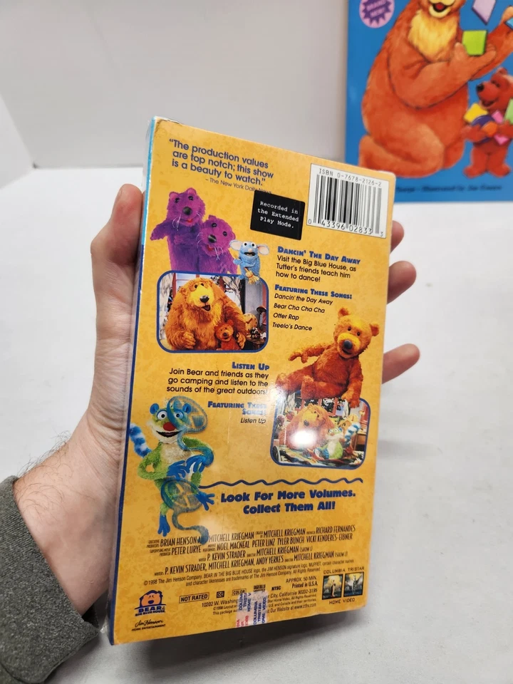 Bear In The Big Blue House-Dancin’ The Day Away  VOL #3 NEW SEALED + Book - Image 4 of 4
