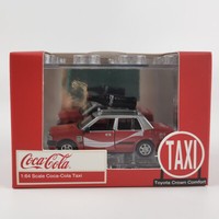 Hong Kong Tiny Coca-Cola Toyota Crown Comfort Taxi 1/64 Diecast Model 000025