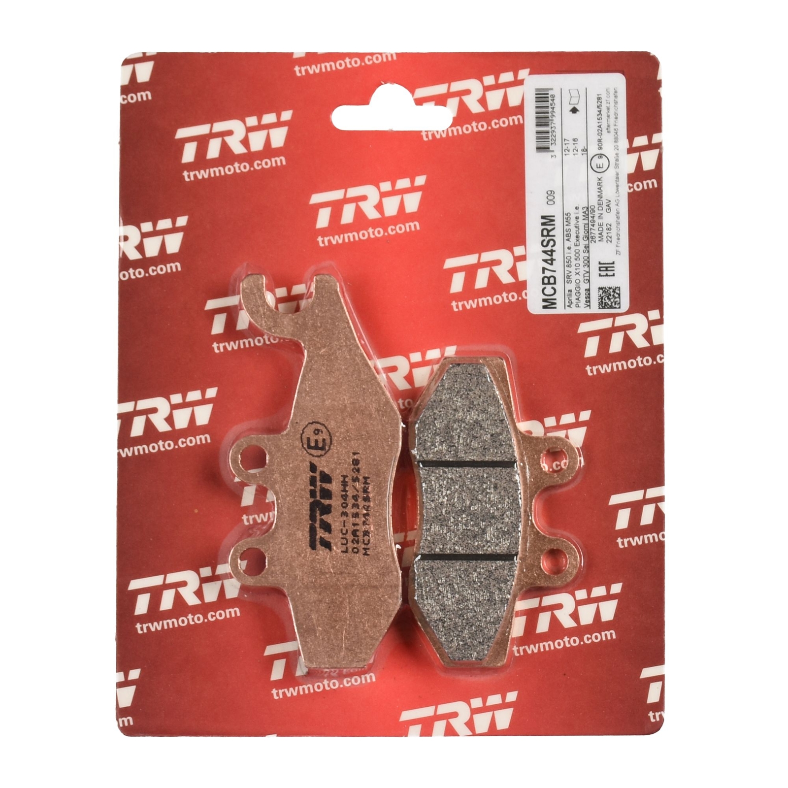 PLAQUETTES DE FREIN ARRIÈRE MALOSSI POUR KYMCO AGILITY R16 150 4T EURO