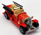 Vintage Hot Wheels Old Number 5 Fire Engine Truck 1980 Hong Kong