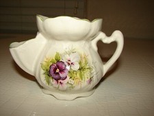Vintage Old Foley James Kent LTD Staffordshire Pansy 18 Century Shaving Mug