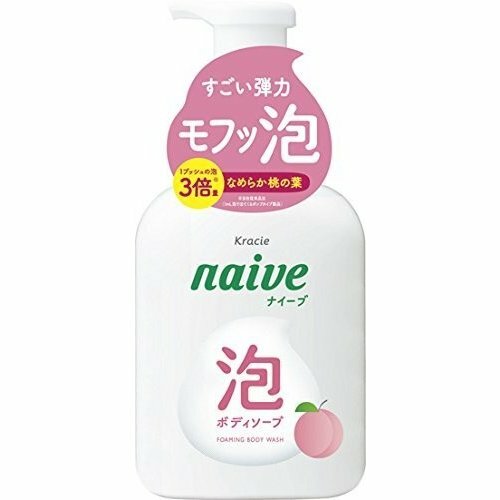 Kracie Japan naive Body Wash FOAM Soap 500ml Peach Leaf Extract eBay