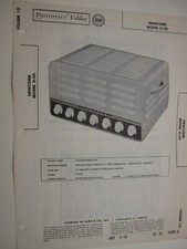 1950's Sams Photofact NEWCOMB Model H-50 BIS