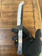 10" CUSTOM HANDMADE D2 STEEL BLANK TANTO BLADE D9