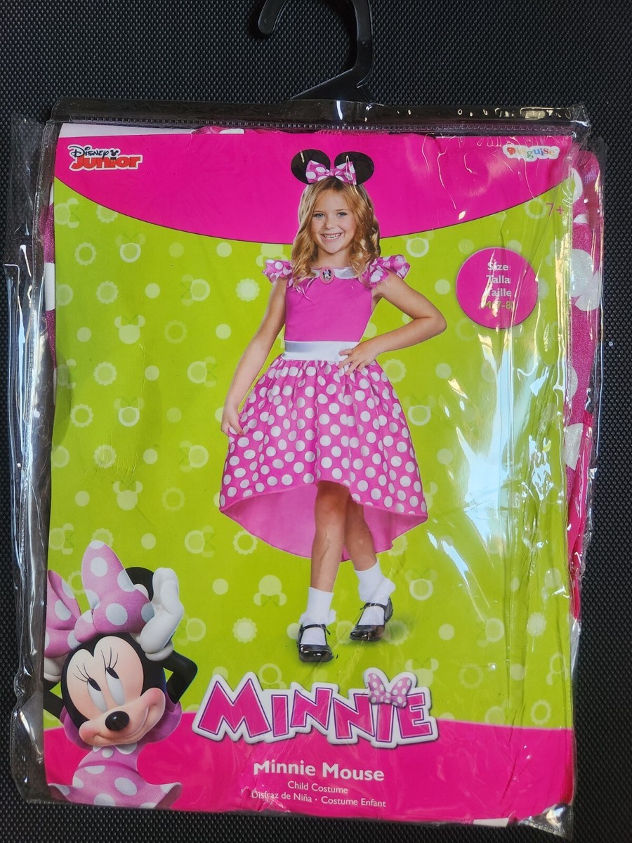 minnie mouse pink dress costume Minnie dress pink white. Minnie mouse birthday pink costume. Pink minnie  mouse dress for birthday. Photo shoot toddler Minnie mouse dress