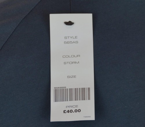 Nuevo con Etiqueta Hombre French Connection Manga Larga Camiseta Medio Bordado - Imagen 5 de 5