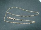 Gold 9kt Fancy 20 Vintage Pocket Watch Chain