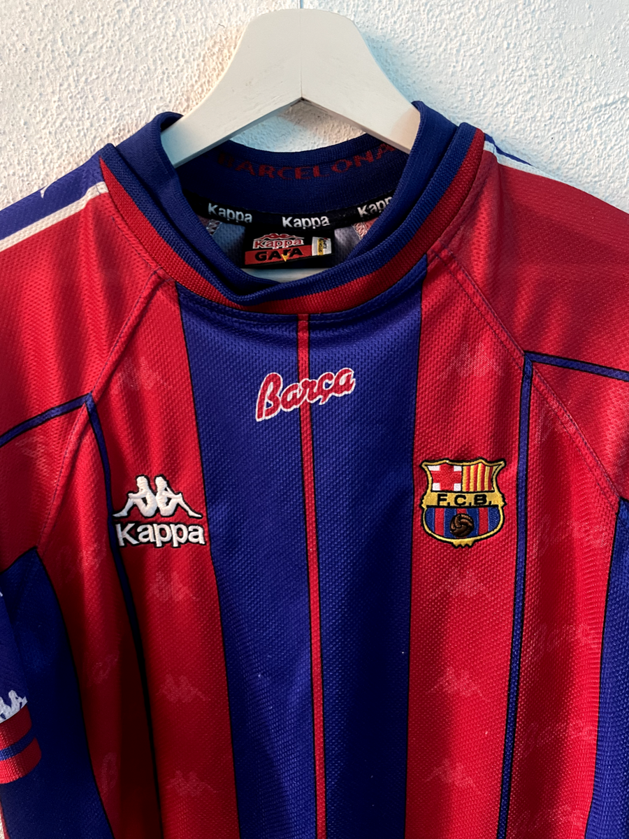 FC Barcelona Retro Jersey 1996-97 Size Large | eBay