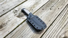 MORA ROBUST kydex sheath, pancake style w/ adjustable Polymer belt clip (BK)