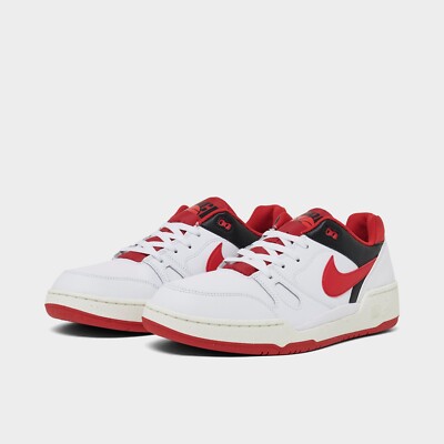 Nike Full Force Low Casual Shoes White / Black / Red Sz 10.5  display picture 3