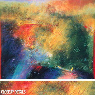 43W''x36H'' AUGUST AFTERNOON by GARY MAX COLLINS - ABSTRACT - CHOICES of CANVAS