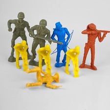 Vintage Marx Tim Mee MPC Plastic Toy Figures Lot Large  Medium 1950s-60s