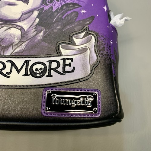Loungefly Edgar Allen Poe Portrait Mini Backpack Nevermore Raven Bag Poet Books - Bild 3 von 20
