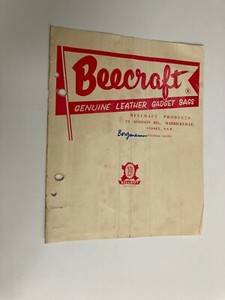 Vintage Projection screen info & Price Lists plus Beecraft leather Gadget bags