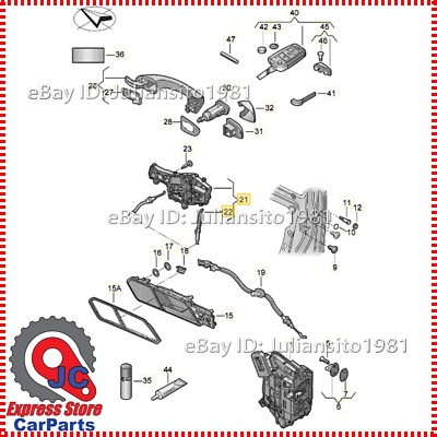 5NN837811G VOLKSWAGEN GENUINE OEM TIGUAN FRONT LEFT EXTERIOR DOOR