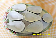 LBC E1 ANCIEN SERVICE A AVOCATS..PLATEAU, COUPELLE..CERAMIQUE BLANC VERT.. 2,5KG