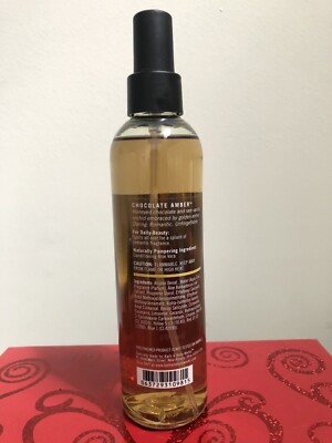 Bath & Body Works CHOCOLATE AMBER ORIGINAL 8 oz Fragrance Spray