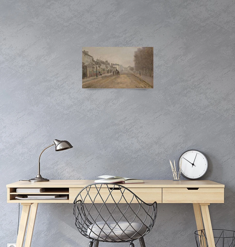 Boulevard Héloise, Argenteuil Painting by Monet Poster Print, Imagekind - Image 3 of 4