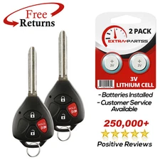 2 Remote Keyless Entry Car Fob Replacement For Scion G Chip (MOZB41TG)