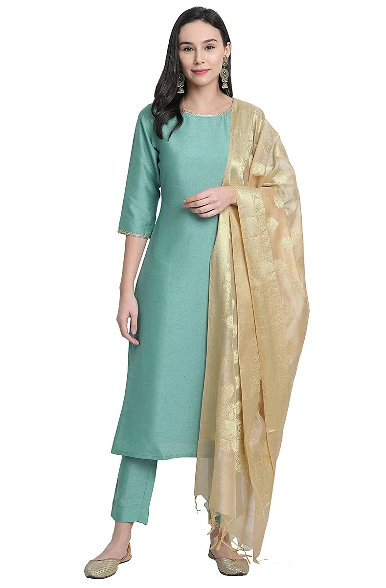 8 Classy Long Kurta With Straight Pants for Comfort & Style