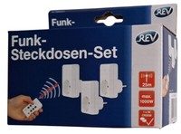 Rev Funk Steckdosen Set Weiß : 3 Funksteckdosen Mit Fernbedienung FüR Innen
