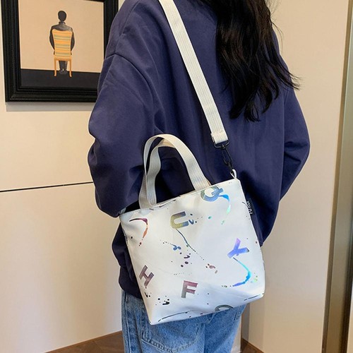Large Capacity Shoulder Bag Carrying Shopping Bag Commuting Shoulder Tote D4P7 - Picture 3 of 26