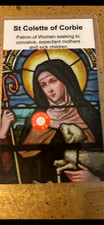 St. Colette of Corbie 3rd Class Relic Card