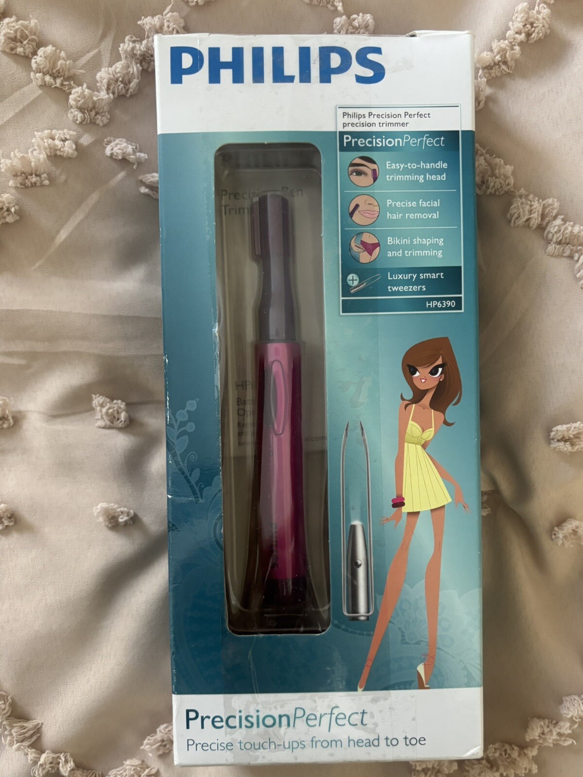 DISCONTINUED HP6390 Philips Precision Facial Eyebrow Whole Body Hair Trimmer