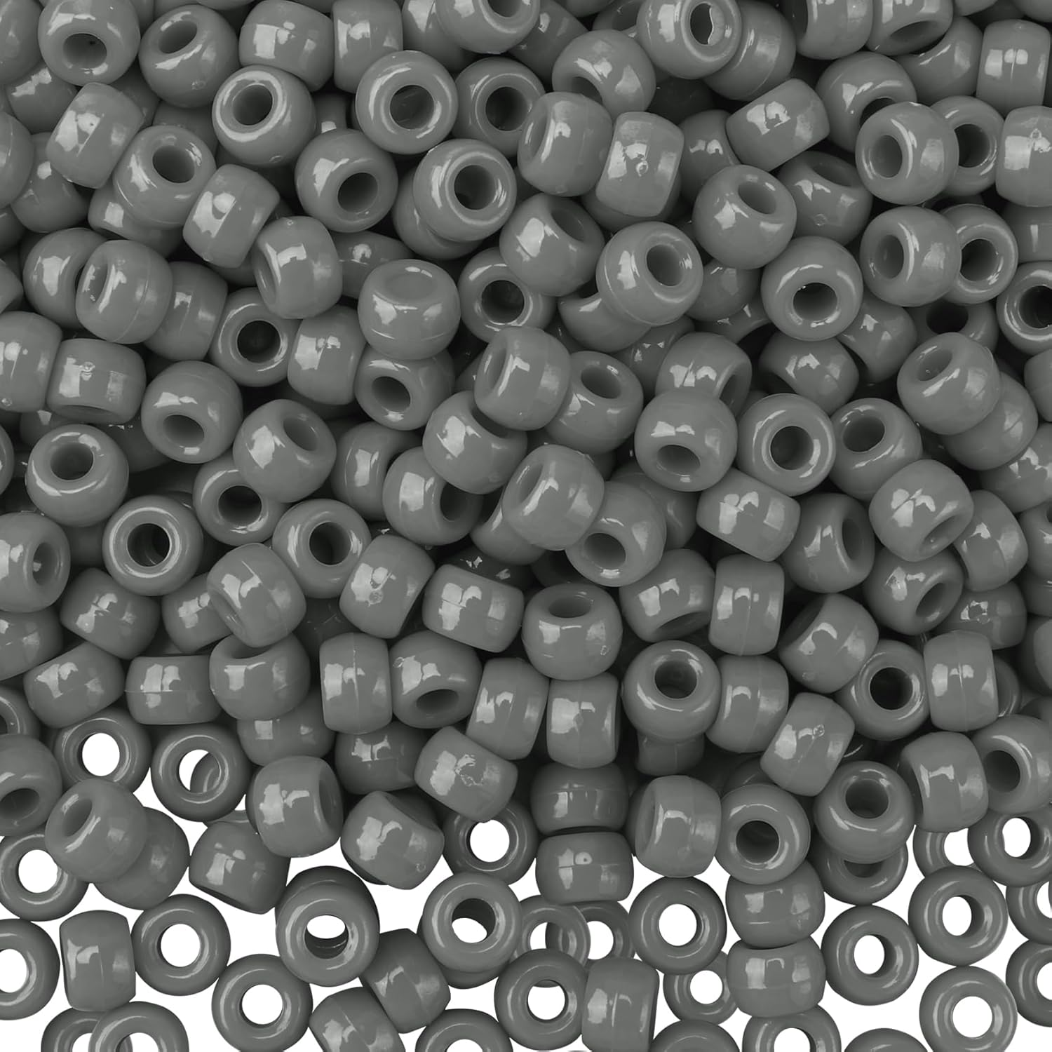 1100Pcs Colorful Pony Beads for Bracelets Jewelry Making and Hair Accessories DIY Craft Kit