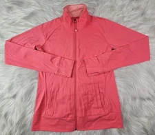 Tuff Athletics Women’s Coral SZ(M) Zip-up Jacket Long Sleeve Thumb Hole 