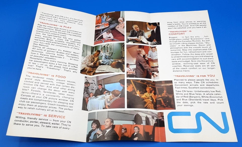 Canadian National Railway Traveling With CN Brochure 1968 - Image 3 of 3