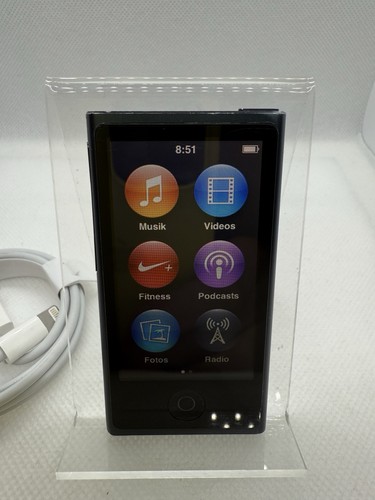 Apple iPod Nano 7. Generation 7G (16GB) Schwarz Slate gebraucht Mp3 Player #521 - Bild 3 von 8