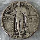 1928 S Standing Liberty Quarter 25C Silver .900 Fine San Francisco Mint Coin #16